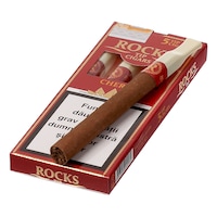 Tigari de foi Rocks Red Plastic Tip - 5 tigari cu mustiuc din plastic