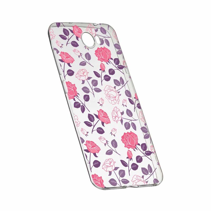Husa pentru Huawei Y7 / Enjoy 7 Plus / Nova Lite Plus 2017, Silicon, Slim, Trandafir, 168