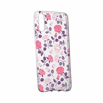 Husa pentru Huawei P20 Plus, Silicon, Slim, Trandafir, 168 Husa pentru Huawei P20 Plus, Silicon, Slim, Trandafir, 168