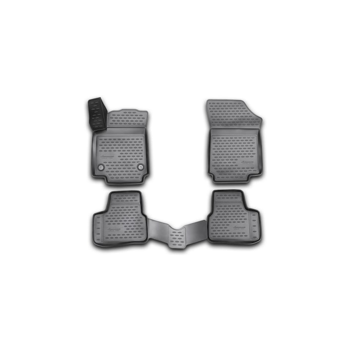 Set covorase auto cauciuc Premium Volkswagen Transporter 2004 - prezent
