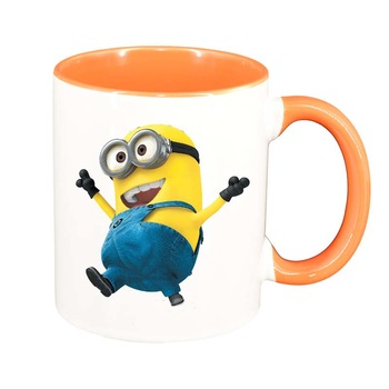 Cana Minion, interior portocaliu, 330ml, D16 Cana Minion, interior portocaliu, 330ml, D16