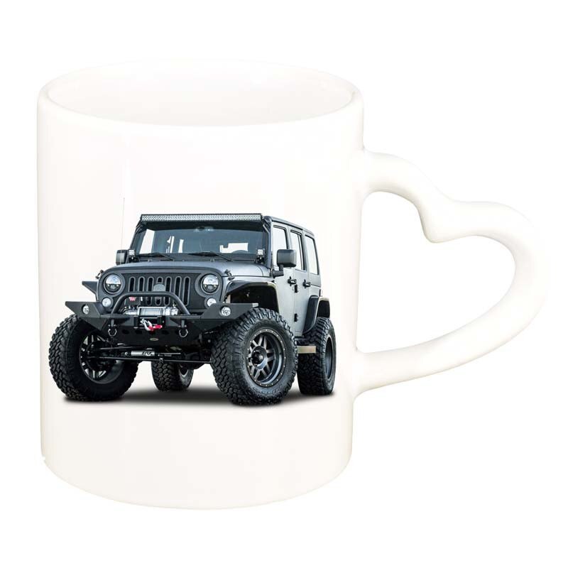 Cana Jeep, alb, maner inima, 330ml, D20