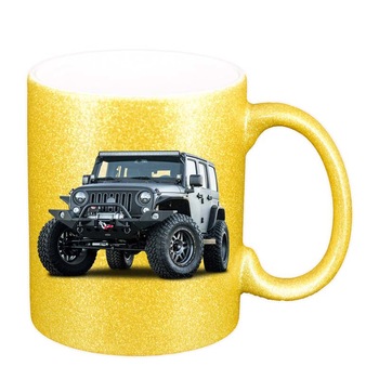 Cana Jeep, auriu sidefata glitter, 330ml, D20 Cana Jeep, auriu sidefata glitter, 330ml, D20