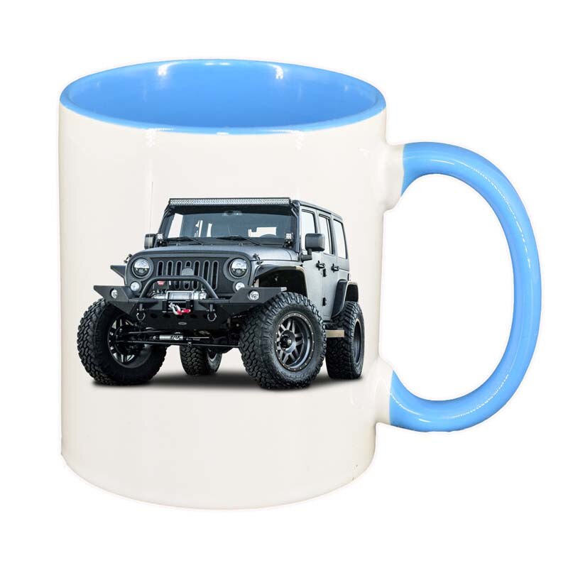 Cana Jeep, interior albastru, 330ml, D20