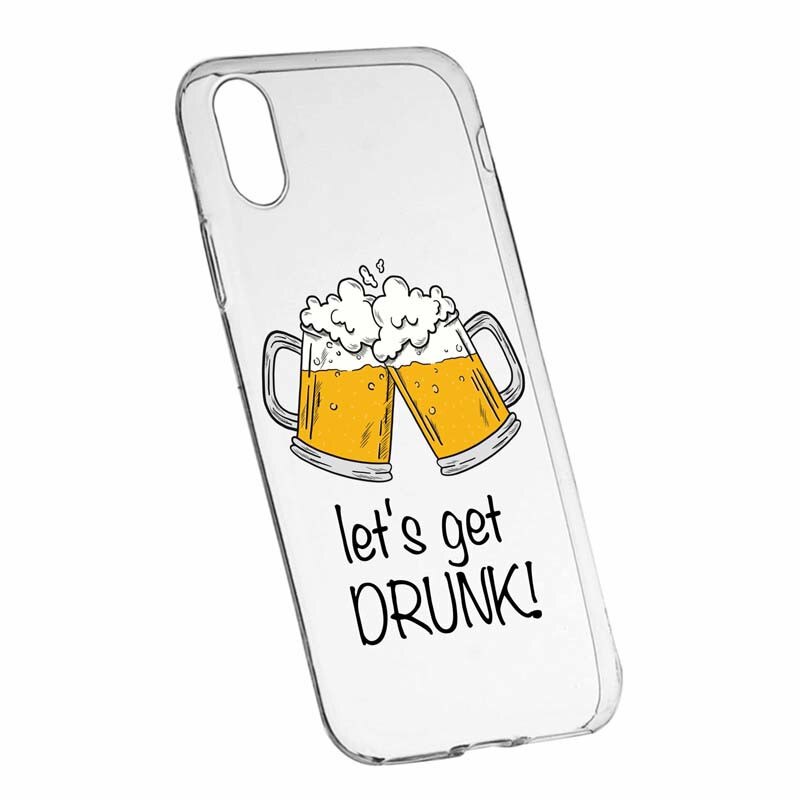 Husa pentru HTC Desire 825, Silicon, Slim, Let`s Get Drunk, 170