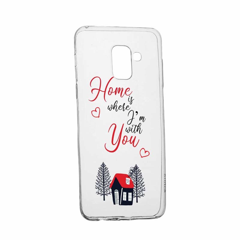 Husa pentru Samsung Galaxy A6 2018, Silicon, Slim, Home, 171