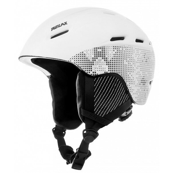 Casca schi/snowboard Relax Prevail , alb/negru, S (54-56 cm)