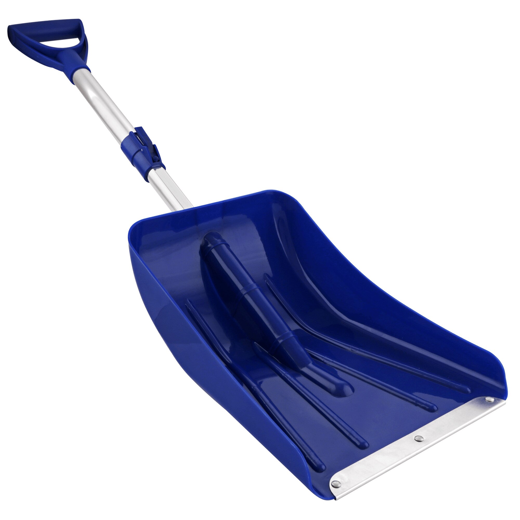 Lopata pentru zapada, coada din aluminiu, 94 cm, Albastru