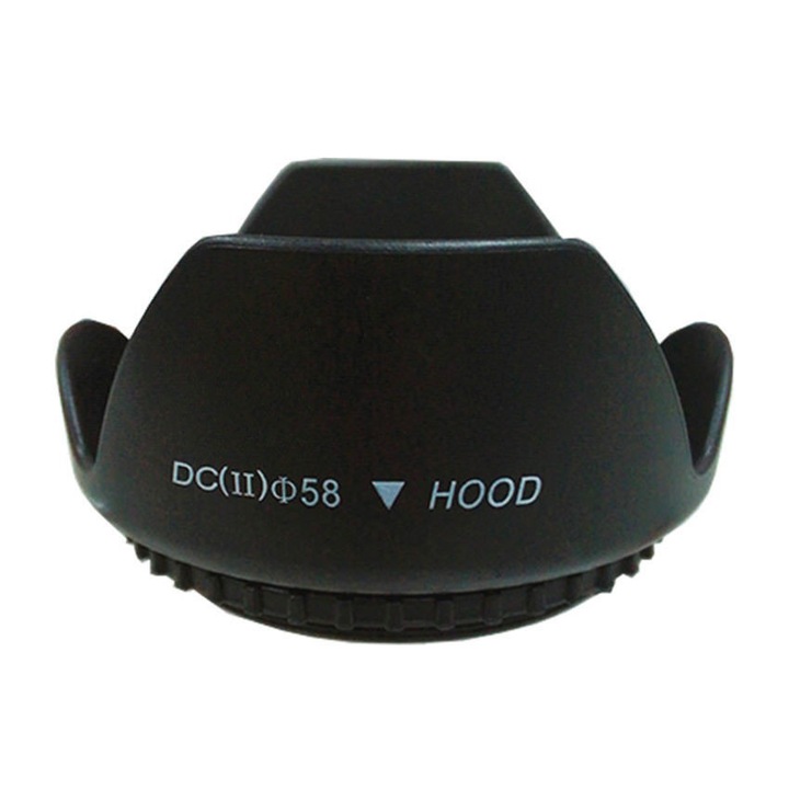 Parasolar petala cu filet de 58 mm