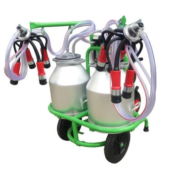 Mulgatoare Gardelina T230X2 Aluminiu 30L, pahare PLASTIC, 16-20 bovine / h, 2 posturi, 180l/min, 550W Mulgatoare Gardelina T230X2 Aluminiu 30L, pahare PLASTIC, 16-20 bovine / h, 2 posturi, 180l/min, 550W