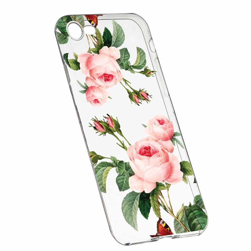 Husa pentru Apple iPhone 7 / 8, Silicon, Slim, Trandafir, 172