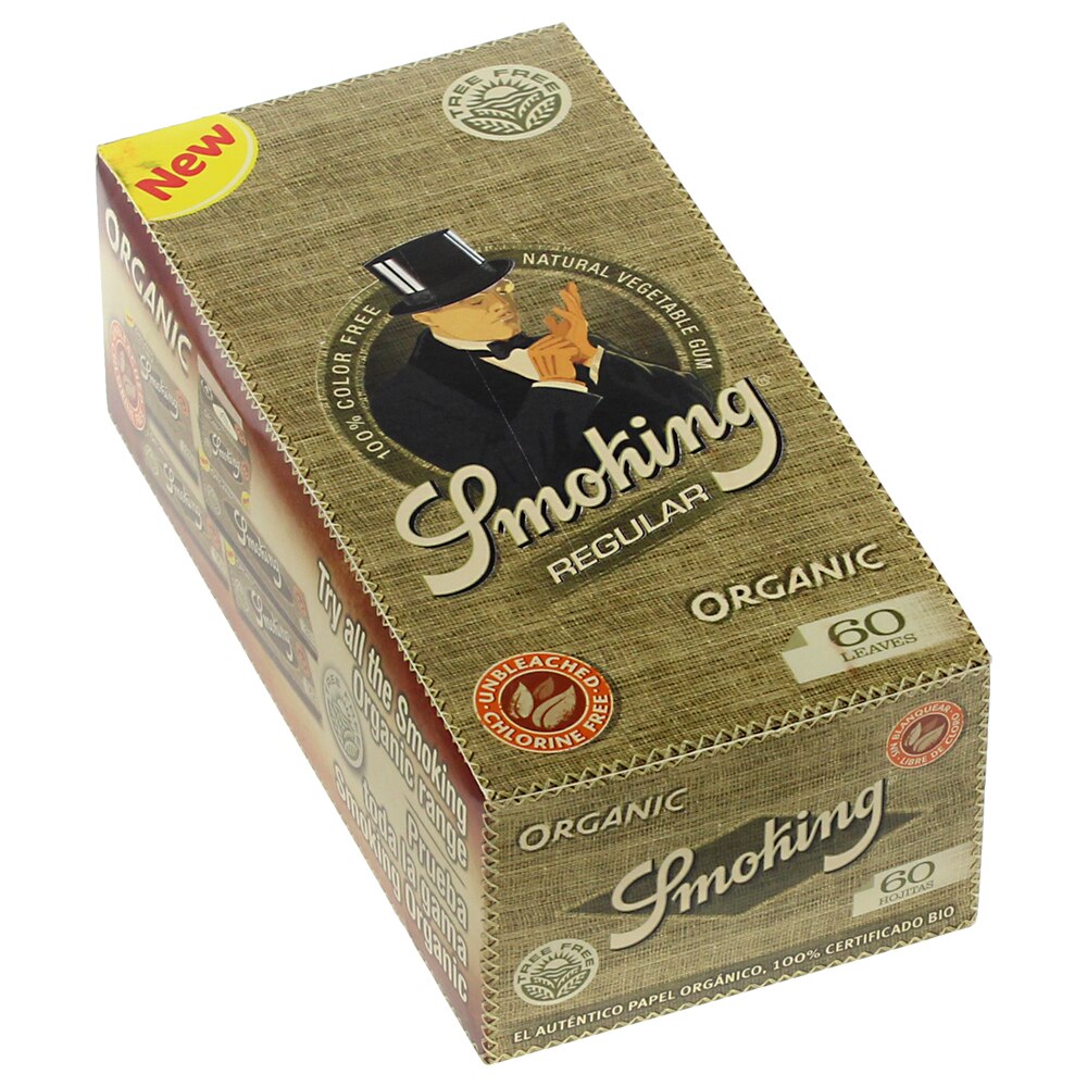 Foite Rulat Smoking Regular Organic, 50 bucati
