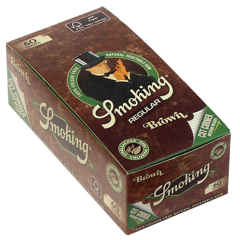 Foite Rulat Smoking Regular Brown Classic CC, 50 bucati