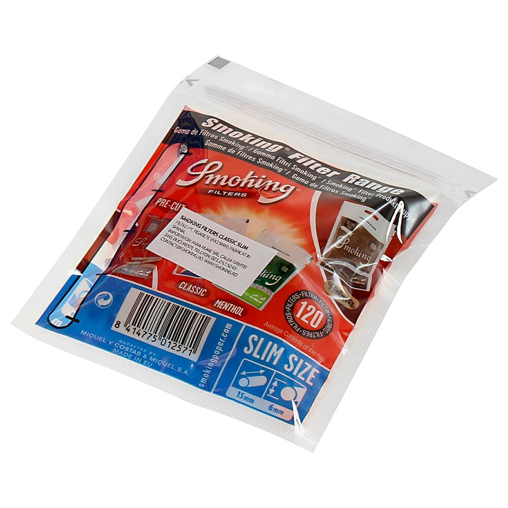 Filtre Tigarete Rulat Smoking Filters Classic Slim, 30 bucati