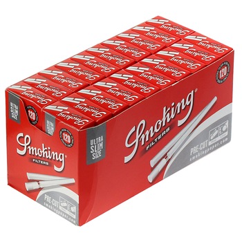 Filtre tigarete Smoking Filters Precut Ultra Slim, 20 bucati Filtre tigarete Smoking Filters Precut Ultra Slim, 20 bucati