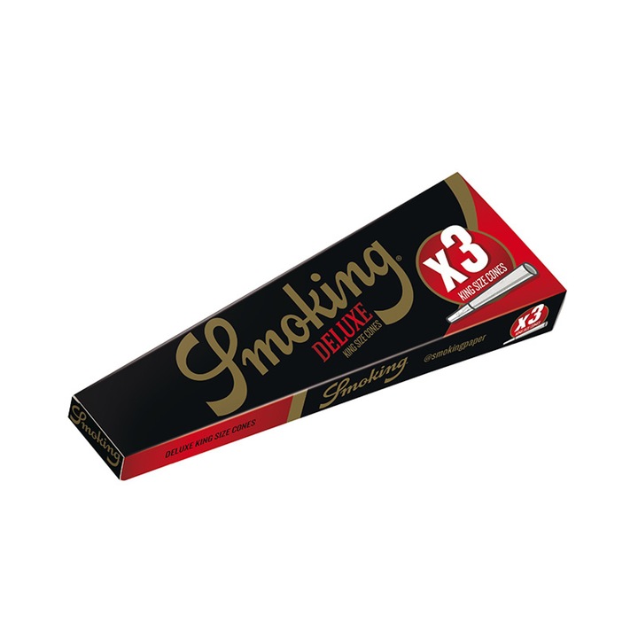 Foite Rulat Smoking King Size Cones 3pack, o bucata