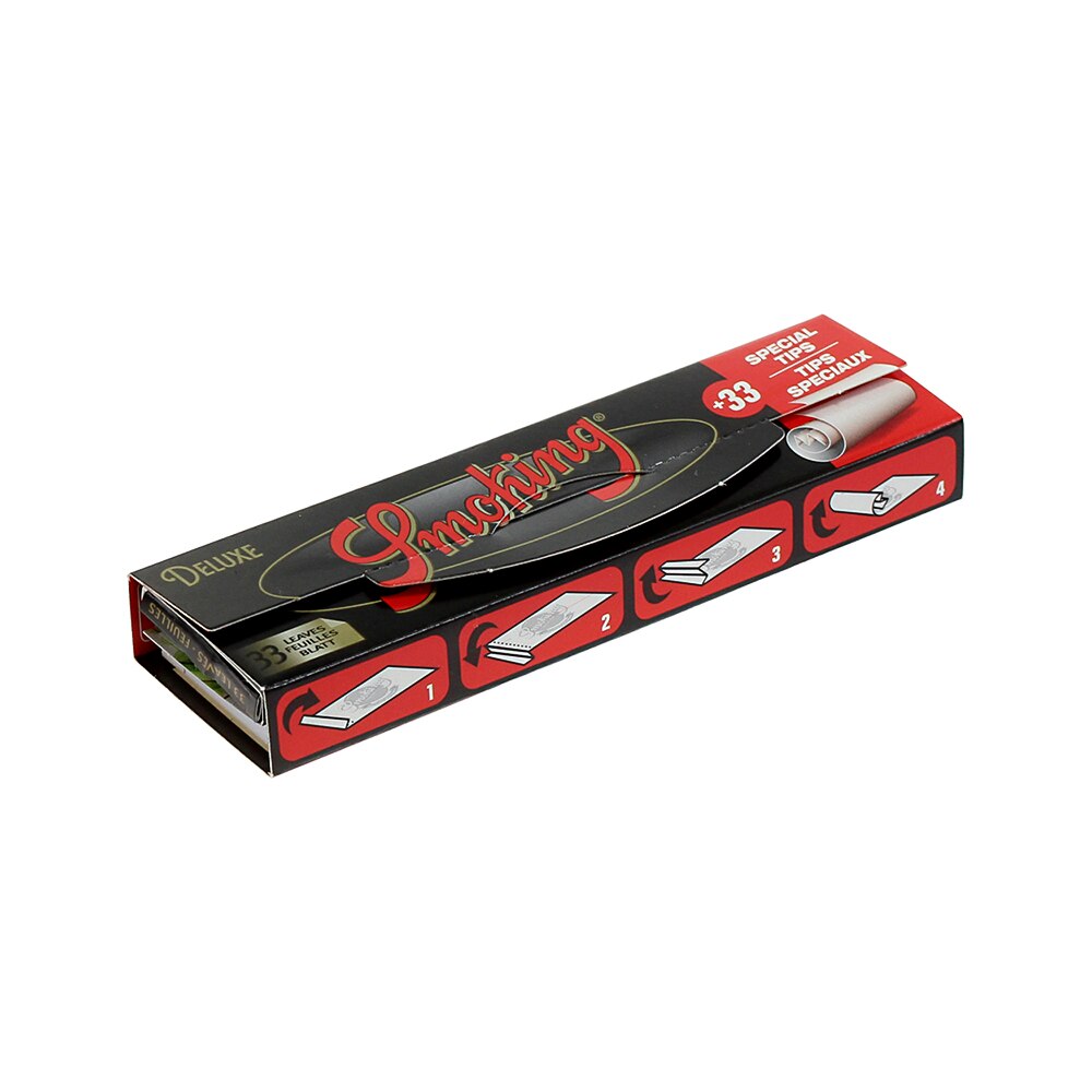 Foite Rulat Smoking King Size De Luxe + Tips Pak, o bucata