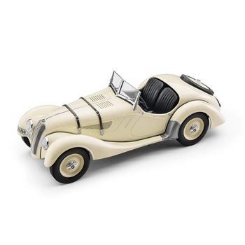 Macheta Auto BMW 328 Cabrio Roadster 1937, 1:18, Crem Macheta Auto BMW 328 Cabrio Roadster 1937, 1:18, Crem