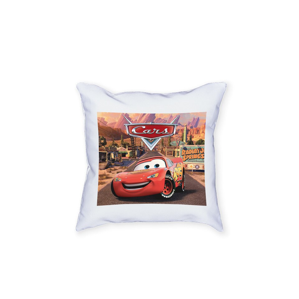 Perna Cars Pixar Racing , alba , patrata