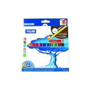 Creion color Acuarela 24 culori MILAN Creion color Acuarela 24 culori MILAN