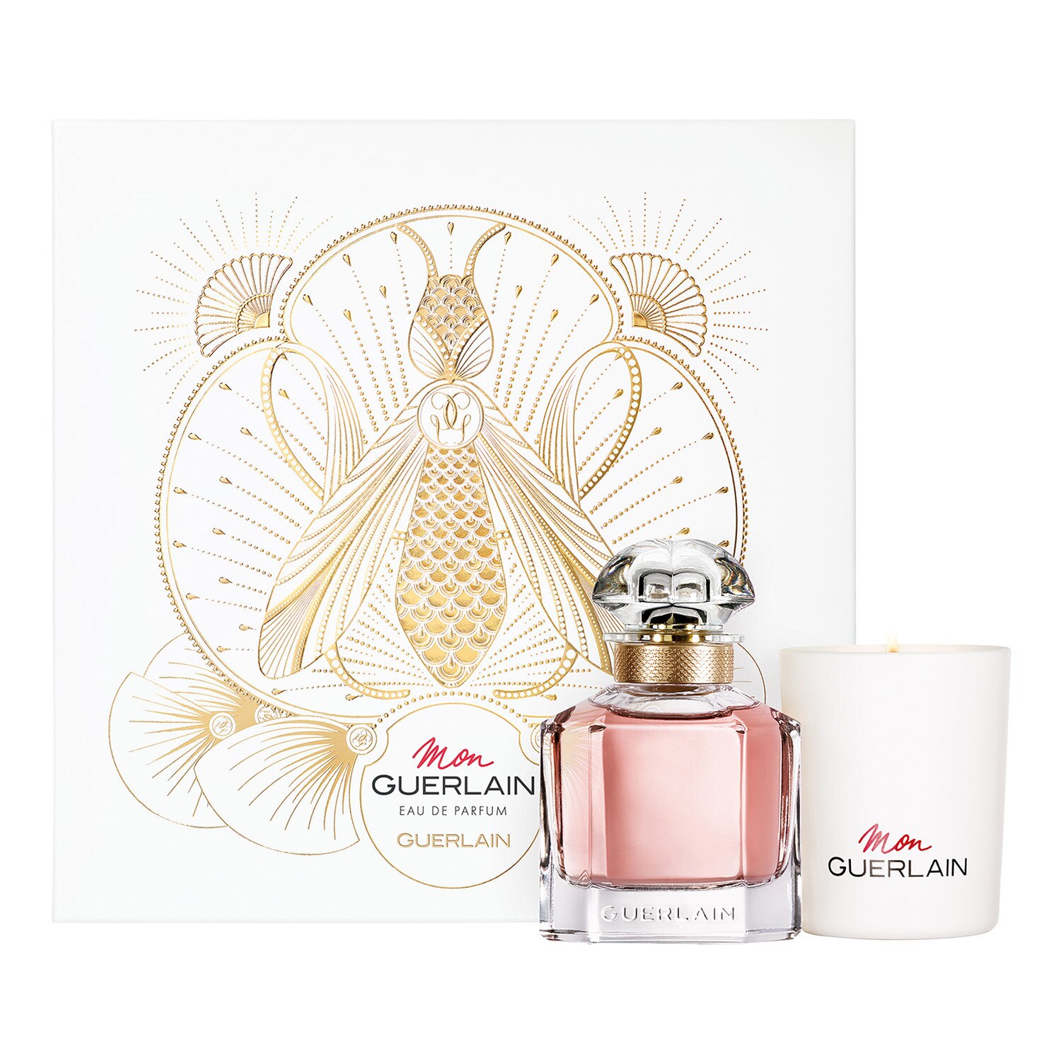 Set Guerlain, Mon Guerlain, femei: Apa de Parfum, 50 ml + Lumanare parfumata