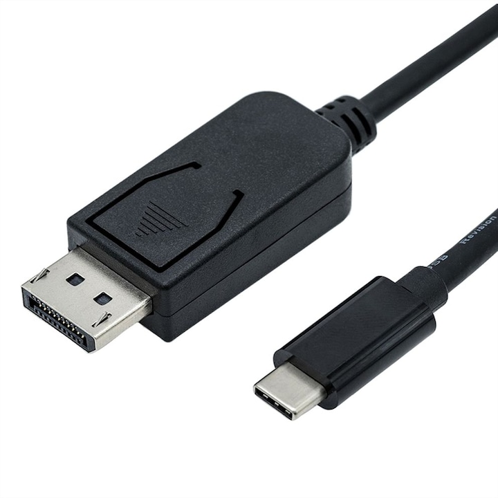 Cablu ROLINE 11.04.5846, USB tip C la DisplayPort v1.2, 2,0 m
