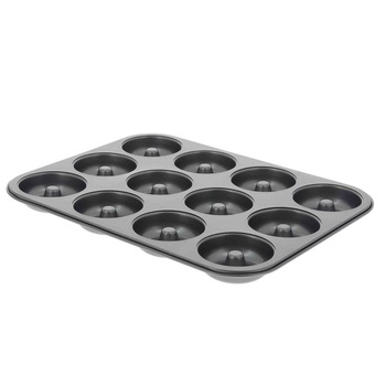 Tava otel 12 mini-savarine, 34,3 x 26,2 cm - de Buyer Tava otel 12 mini-savarine, 34,3 x 26,2 cm - de Buyer