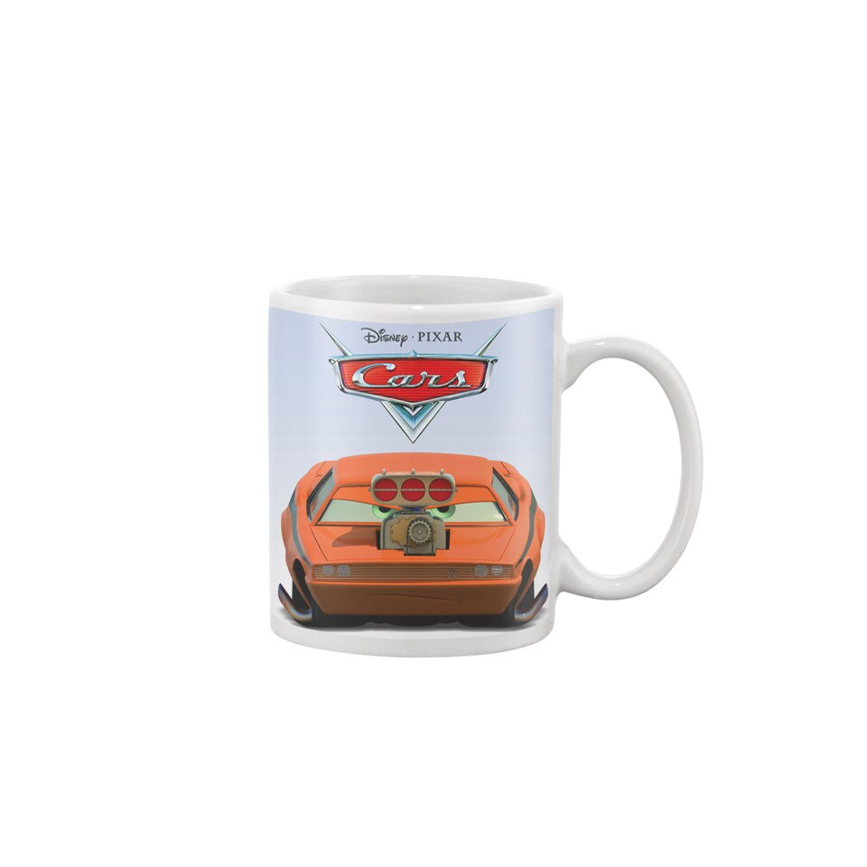 Cana Cars Pixar Racing , alba , ceramica , 330 ml