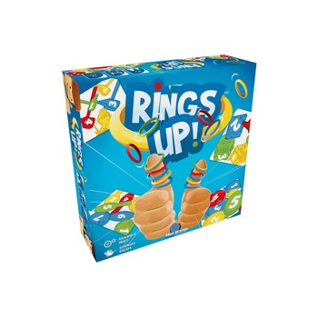 Joc educativ Rings Up, Blue Orange Games, 6+ ani, 2-6 jucatori Joc educativ Rings Up, Blue Orange Games, 6+ ani, 2-6 jucatori