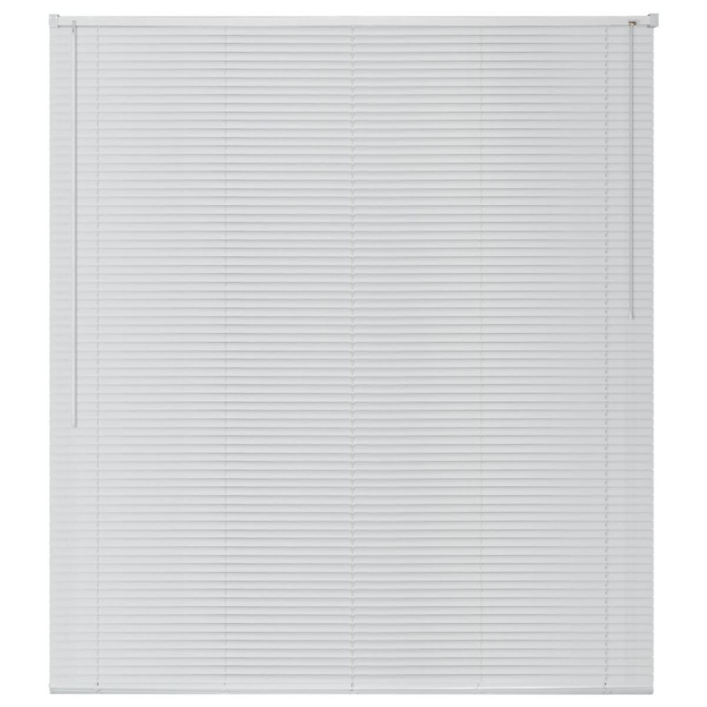 Jaluzea fereastra vidaXL, Aluminiu, 140 x 220 cm, Alb