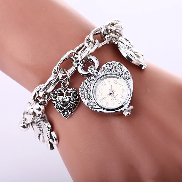 Ceas dama casual Geneva Cathia, silver