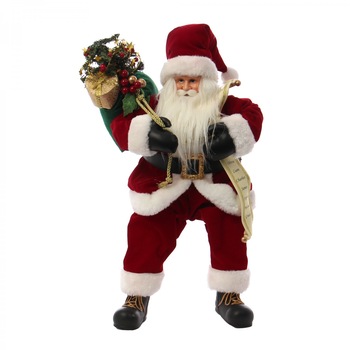 Decoratiune Craciun IDL Santa Claus 24 x 20 x 46 cm, Culoare alb-rosu potrivita pentru a intra in spiritul Craciunului si a crea un spatiu de poveste Decoratiune Craciun IDL Santa Claus 24 x 20 x 46 cm, Culoare alb-rosu potrivita pentru a intra in spiritul Craciunului si a crea un spatiu de poveste