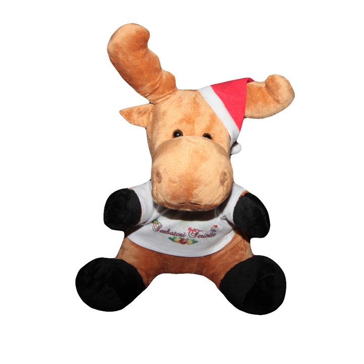 Ren plus cu tricou personalizat Sarbatori fericite