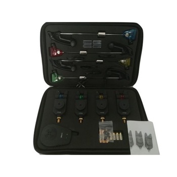 Set 4 senzori cu statie si 4 swingere color, Eastshark, cu Valigeta pentru transport Set 4 senzori cu statie si 4 swingere color, Eastshark, cu Valigeta pentru transport