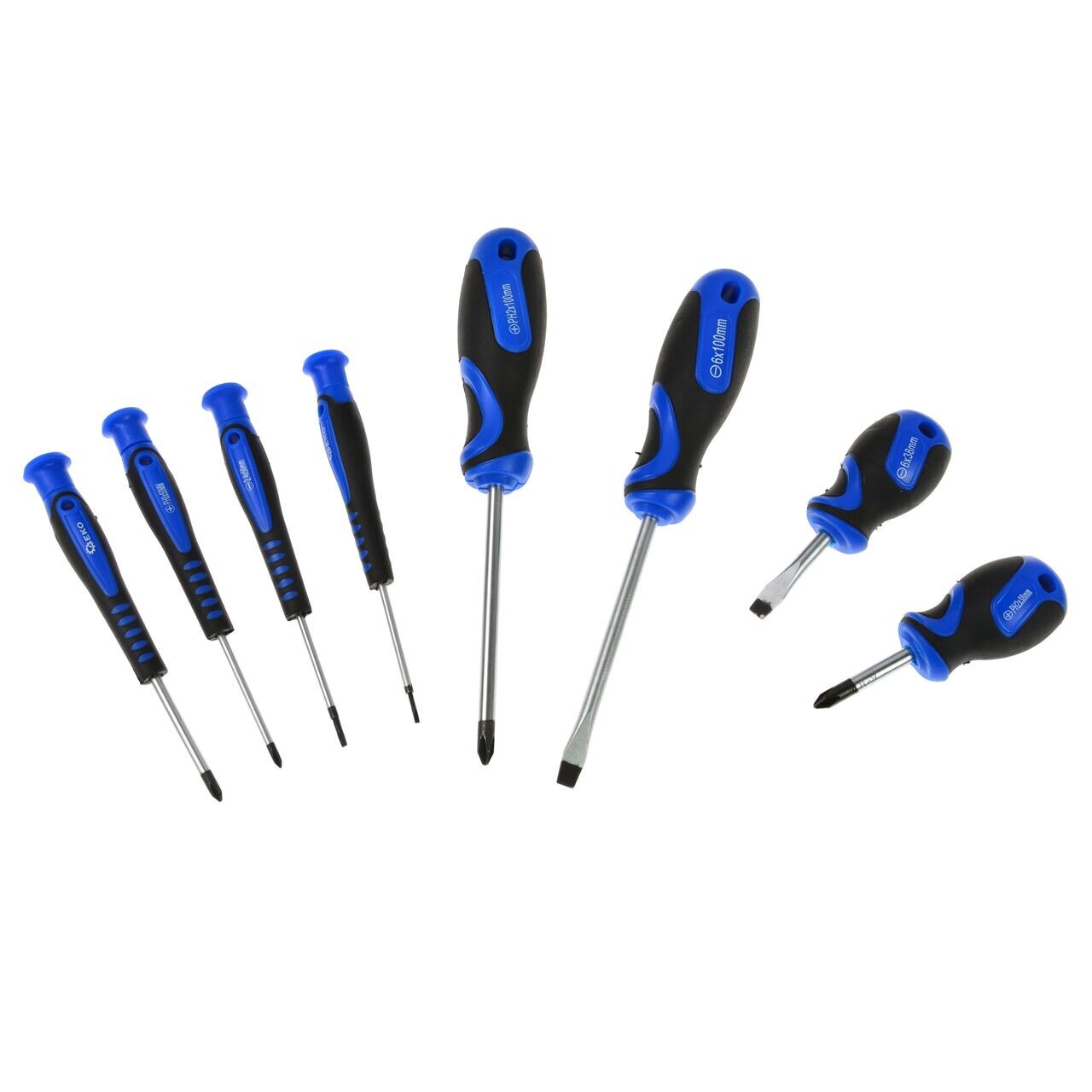 Set 8 surubelnite, 2-6mm, Geko, G32004