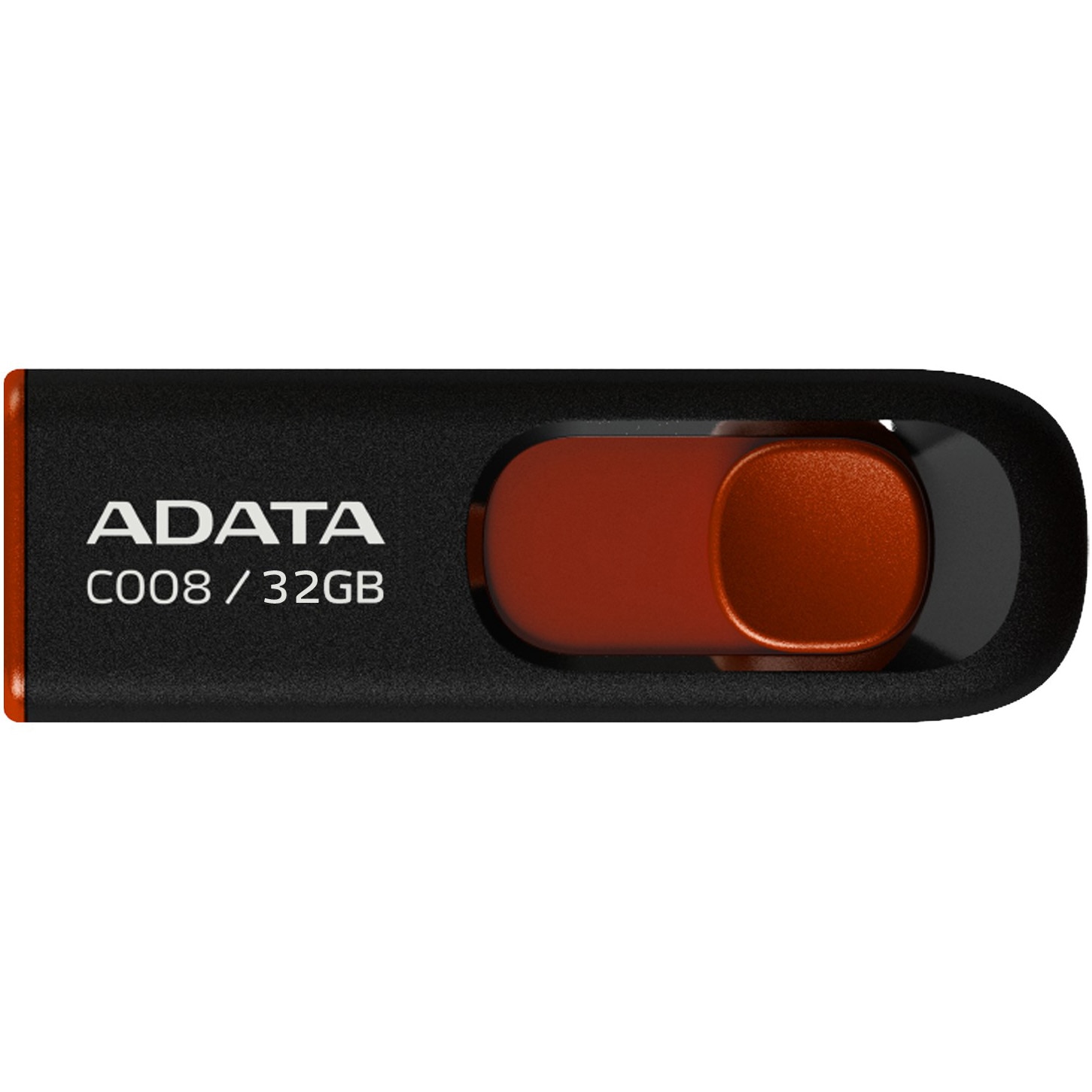 Memorie USB ADATA C008, 32GB, USB 2.0, Rosu/Negru