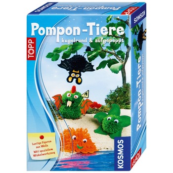 Set creativ Kosmos animale din ciucurei Set creativ Kosmos animale din ciucurei