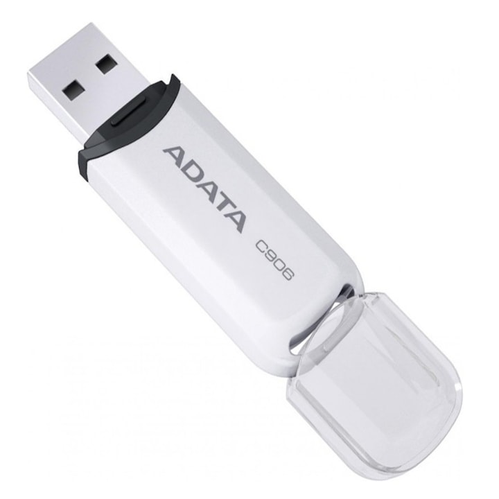 Памет USB Flash Drive ADATA 8Gb, USB2.0 Бял
