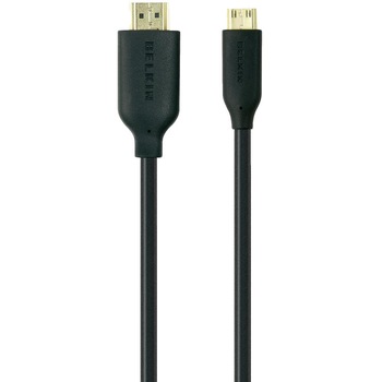 Cablu Belkin, High Speed HDMI/mini-HDMI, Male-Male, 3 m, Negru Cablu Belkin, High Speed HDMI/mini-HDMI, Male-Male, 3 m, Negru