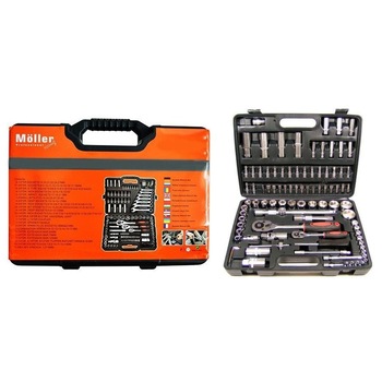 Trusa de scule profesionala 172 piese Moller PRO, Chrome Vanadium, Made QUALITY Trusa de scule profesionala 172 piese Moller PRO, Chrome Vanadium, Made QUALITY