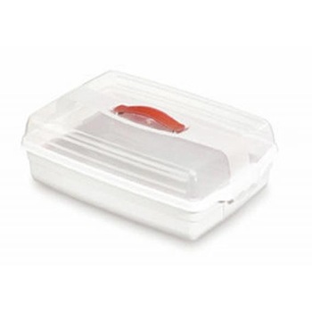 Cutie alimentara Curver pentru prajituri, Plastic, Transparent, 175245 Cutie alimentara Curver pentru prajituri, Plastic, Transparent, 175245