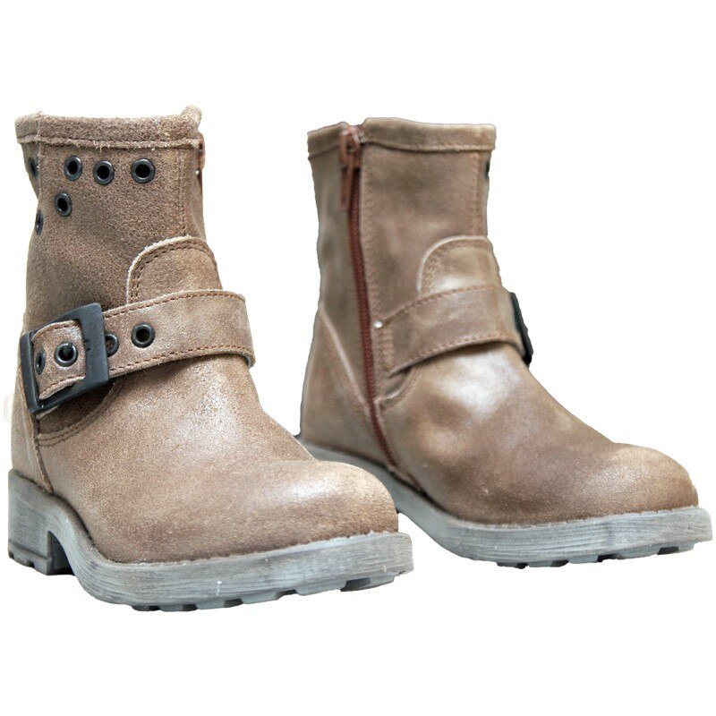 Cizme copii piele Sonia Pj Shoes maro