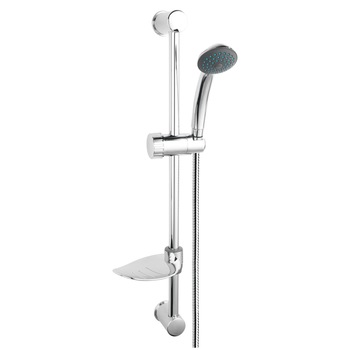 Set de dus Ferro, bara metalica de dus reglabila, crom, Simpla Set de dus Ferro, bara metalica de dus reglabila, crom, Simpla