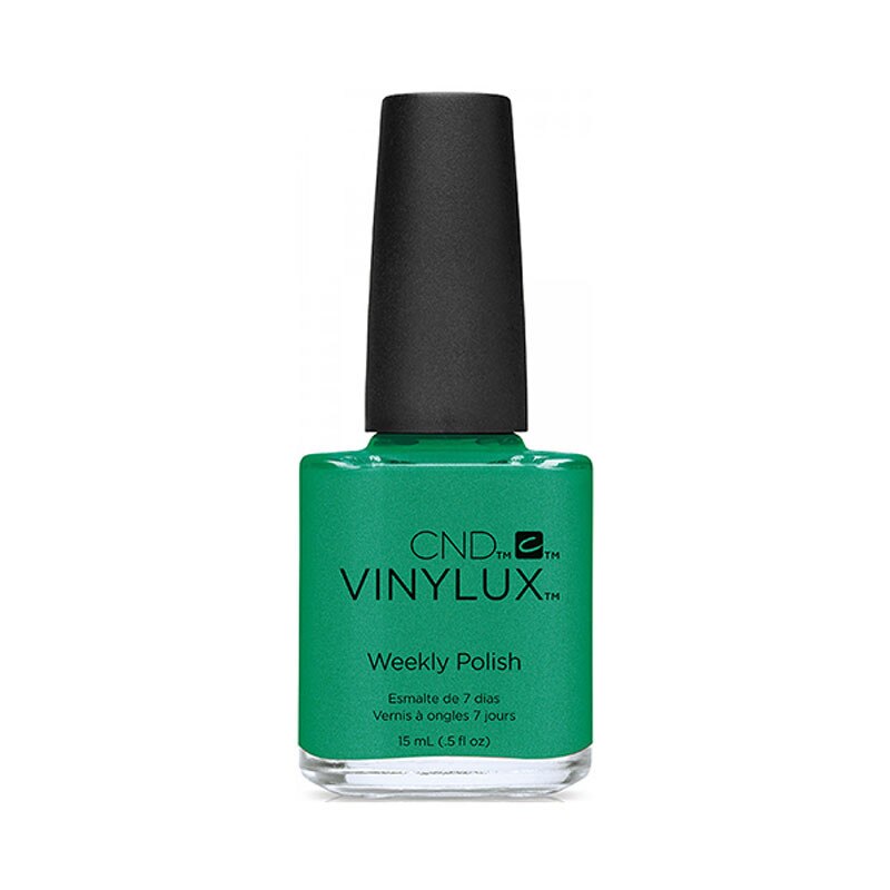 Lac unghii saptamanal, verde, CND Vinylux Art Basil, 15 ml