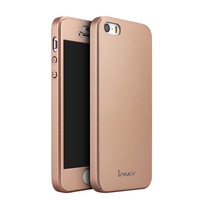 Husa Dynamite Originala iPhone 5 / iPhone 5S / iPhone SE Full Cover 360 + folie sticla, Rose Gold