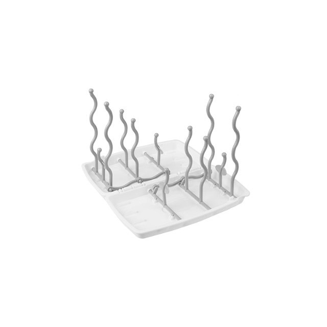 Suport pentru uscarea biberoanelor si accesoriilor BabyOno 1071/01, Gri