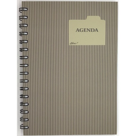 Agenda A5 Nedatata Coperta Carton Libra Model M3 Emag Ro
