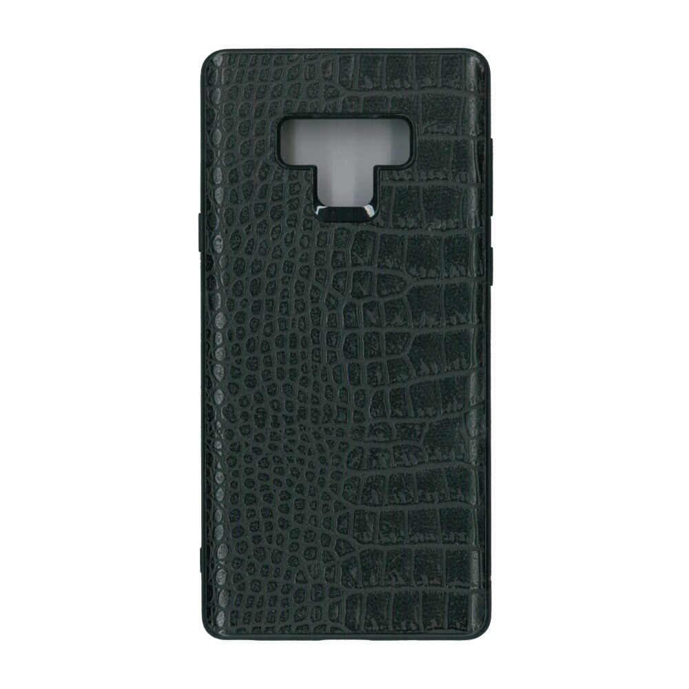 Husa spate compacta, hand-made, Nuoku Royal, pentru Samsung Galaxy Note 9, negru