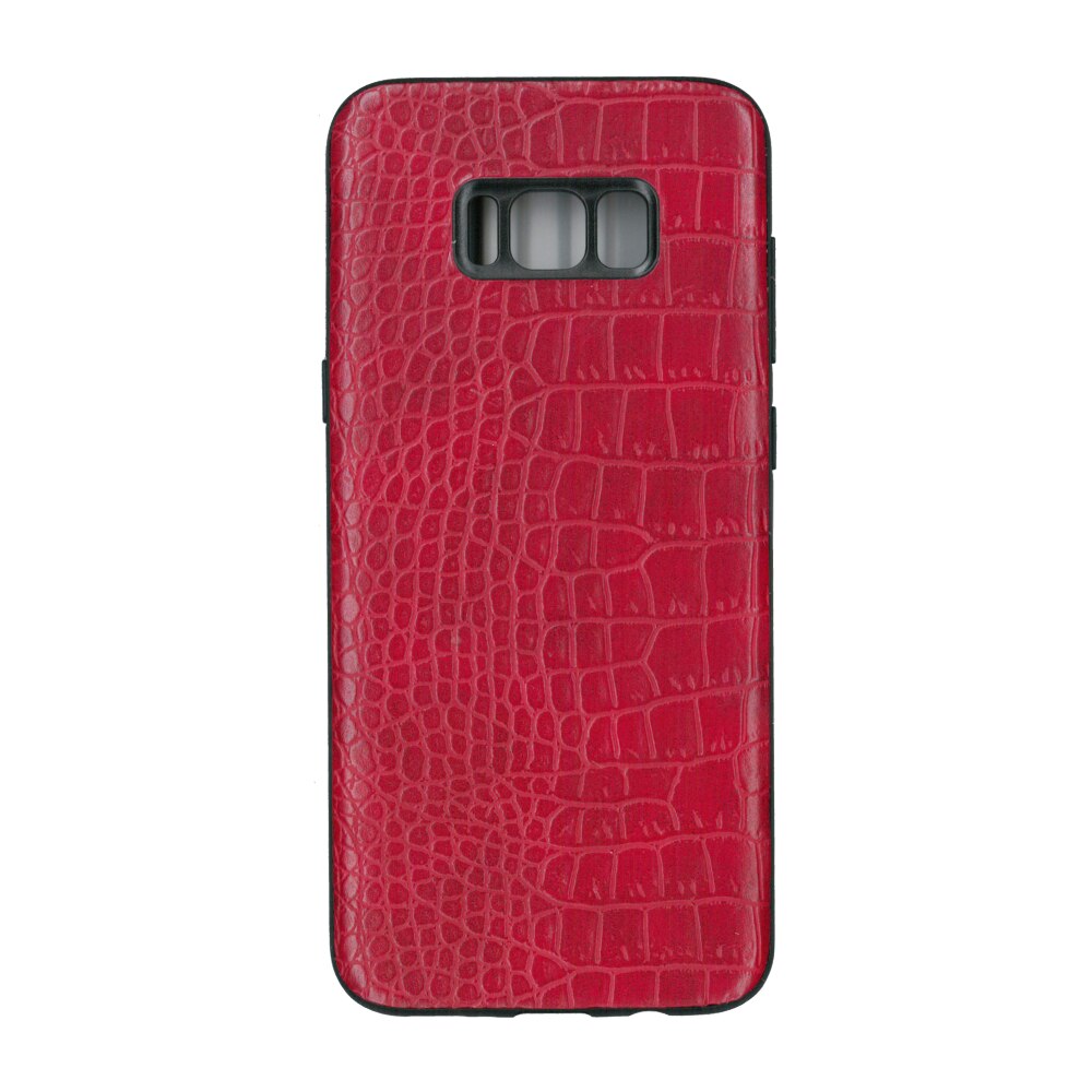 Husa spate compacta, hand-made, Nuoku Royal, pentru Samsung Galaxy S8 Plus, rosu