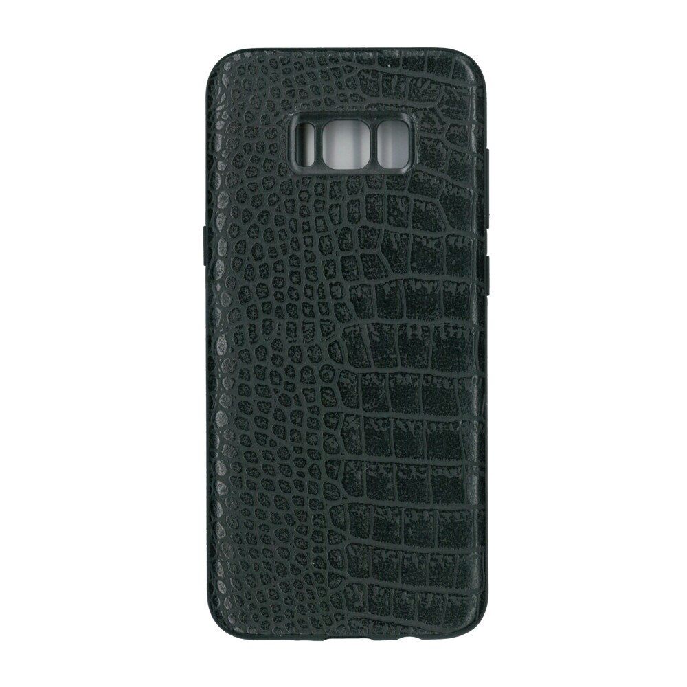 Husa spate compacta, hand-made, Nuoku Royal, pentru Samsung Galaxy S8 Plus, negru